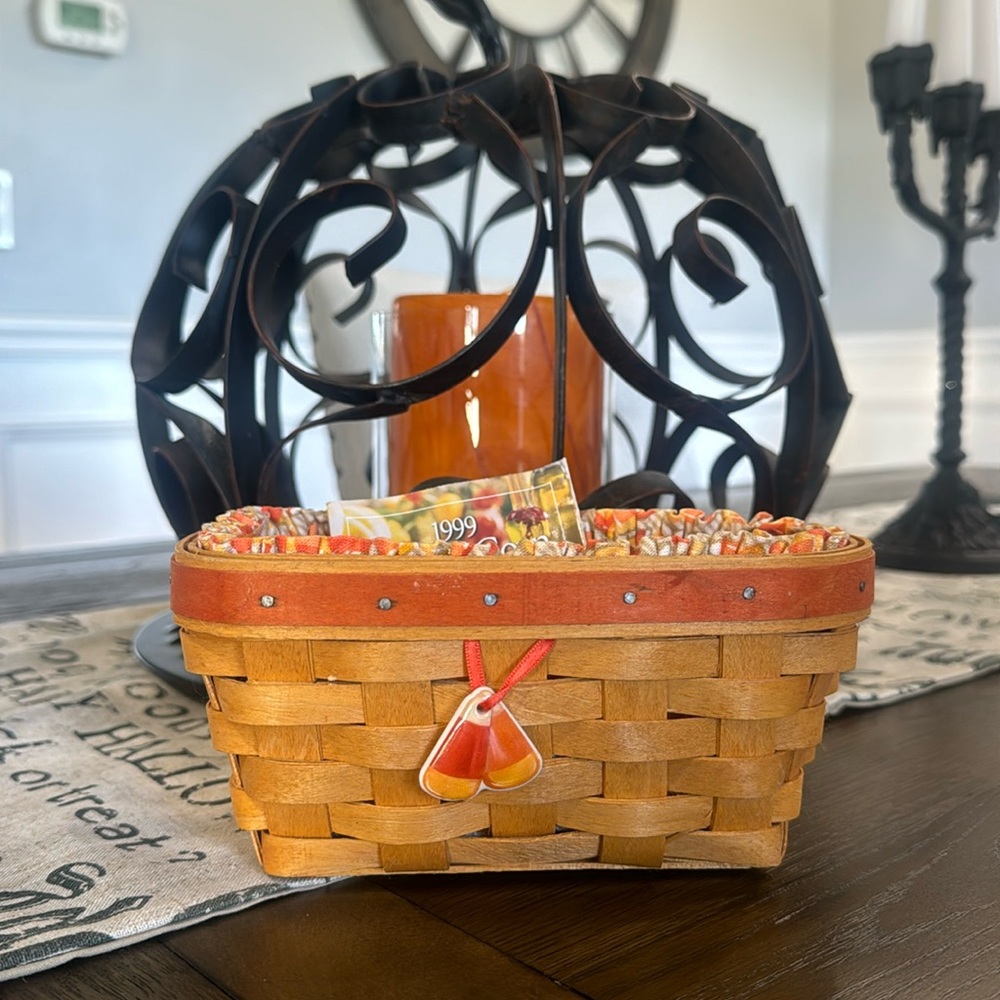 Longaberger candy corn basket